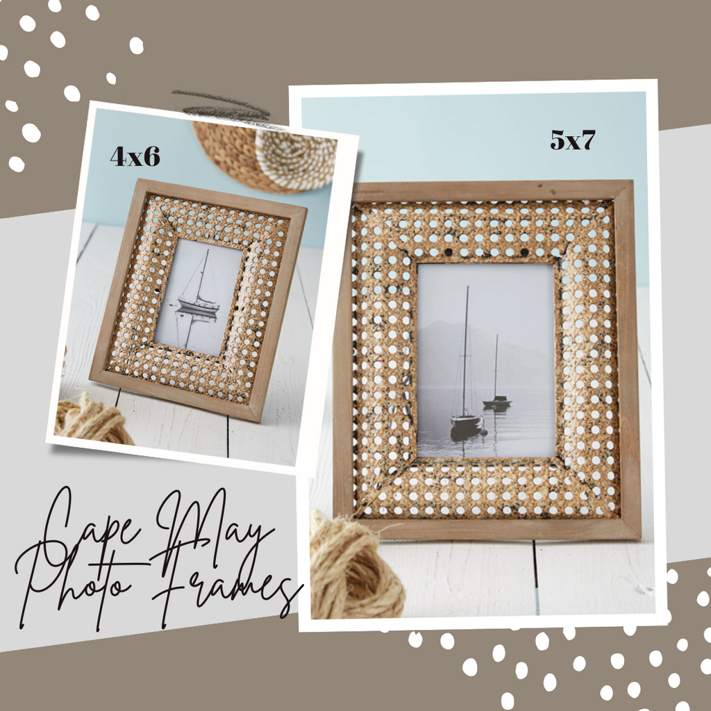 CAPE MAY PHOTO FRAMES - SET OF 2