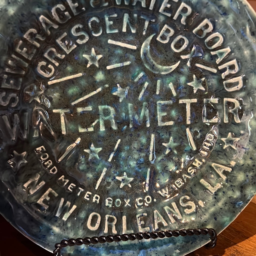 NEW ORLEANS WATER METER SERVING BOWL - VARIETY OF COLORS